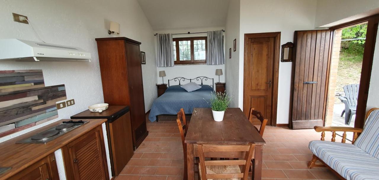 Poloturisticoumbria Rustico Con Piscina Vista Lago Passignano sul Trasimeno Bagian luar foto